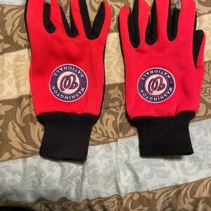Red and Black Gloves